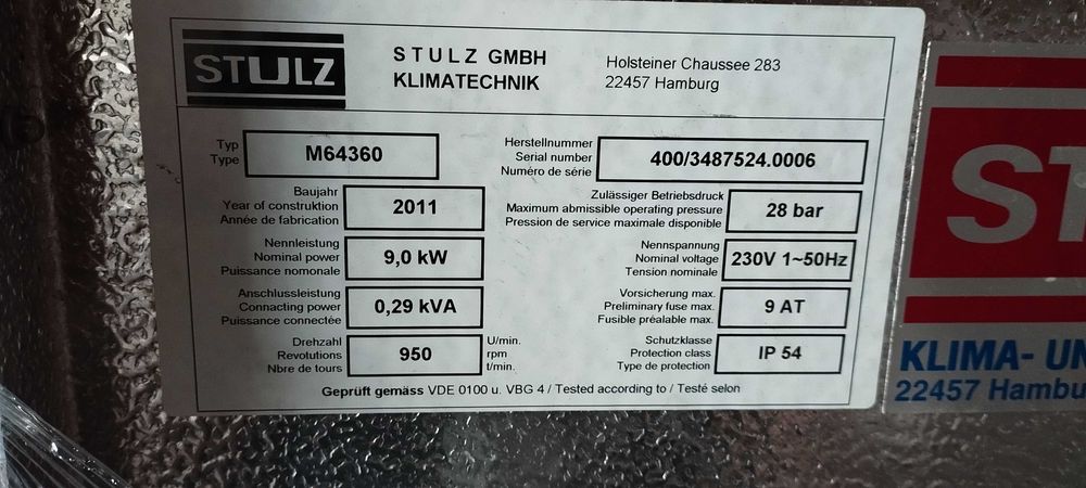 Ar Condicionado Stulz Comptrol 1002