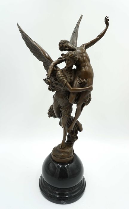 DUŻA figura z brązu gloria victis-chwała zwyciężonym