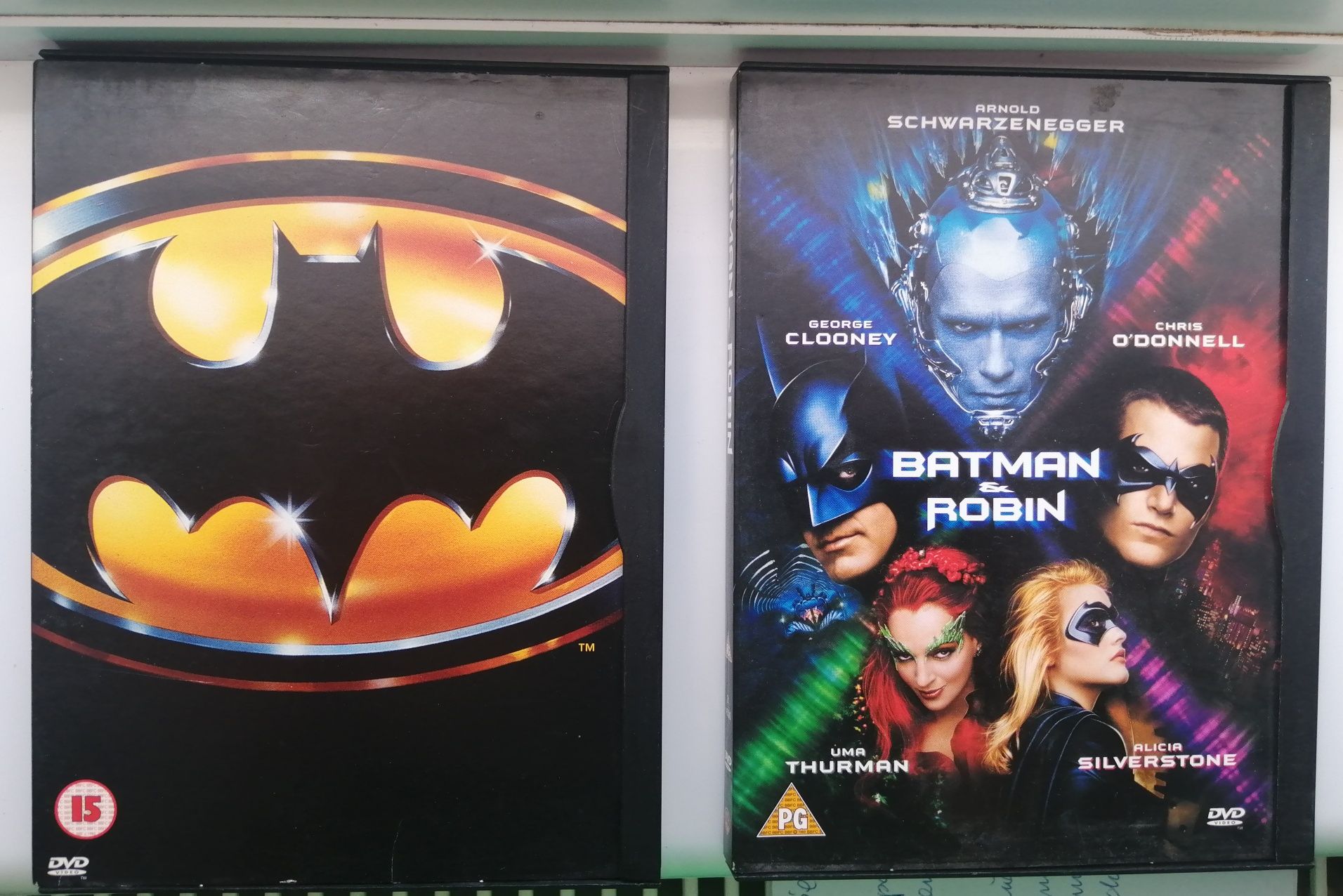 "Batman" / "Batman Return" 2x snaper DVD bez płyt