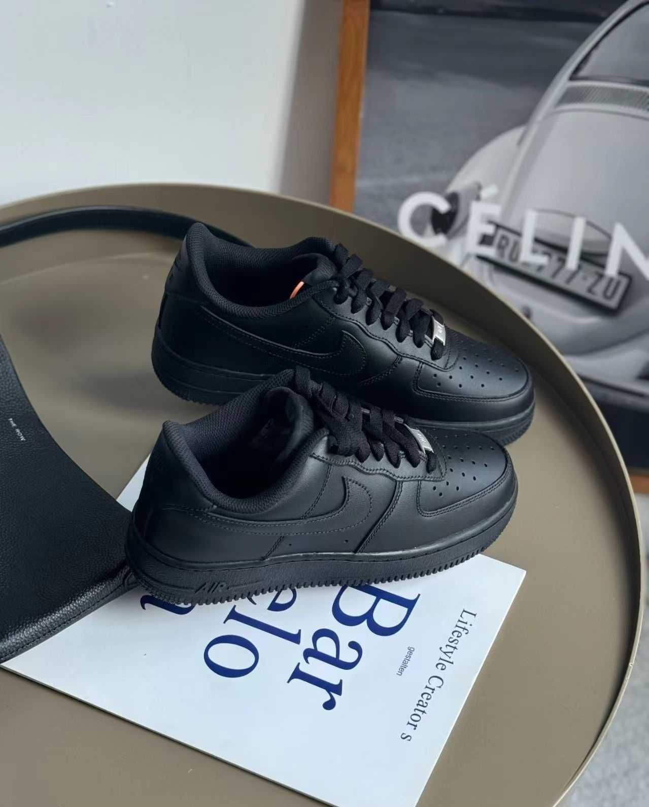 ButyDamskie Nike_Air_Force_1_Low_'07_czarny_Uniseks R.41