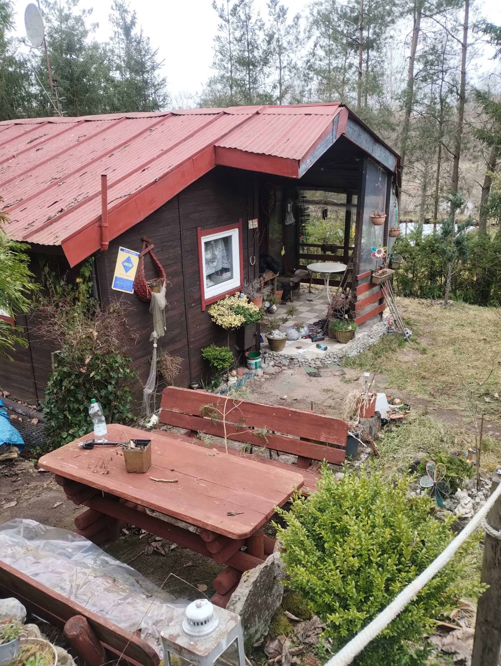 ~Działka ~ Domek ~nad jeziorem Spore ~