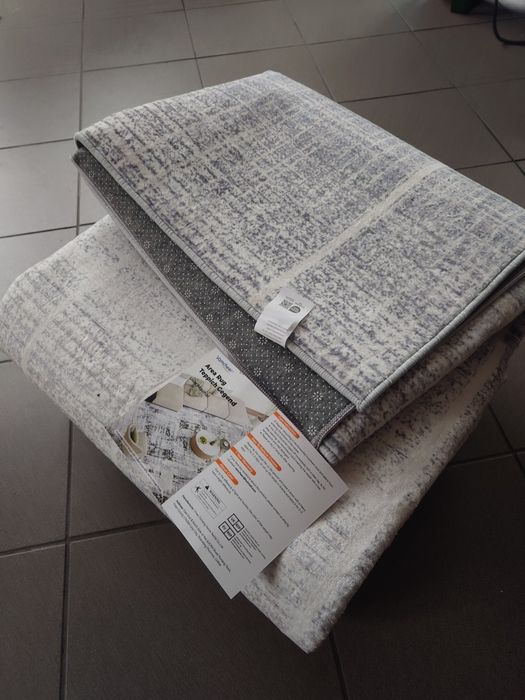 Miękki Dywan 200x300 do salonu nowoczesny krótki włos antypoślizgowy