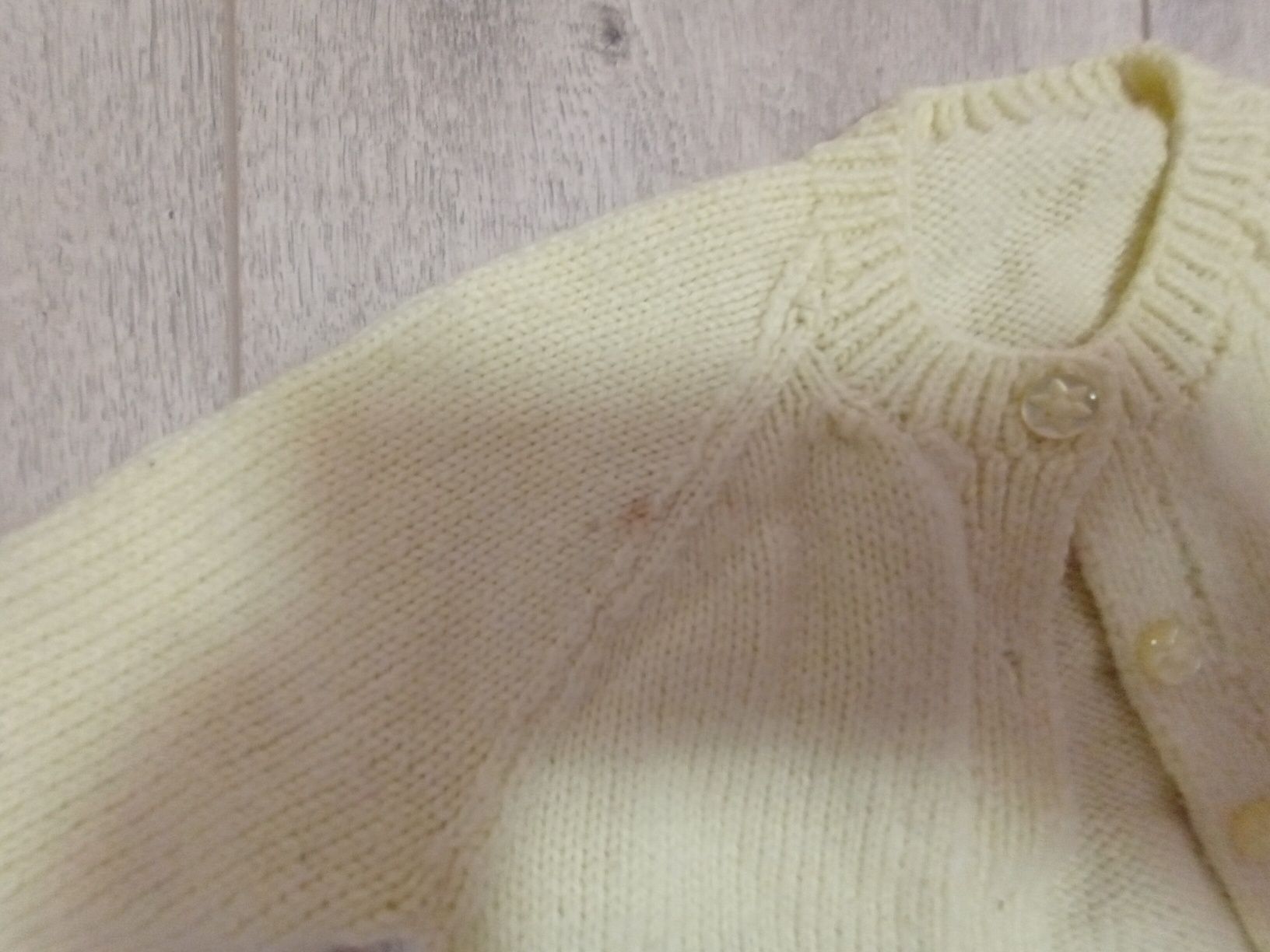Sweter żółty rozpinany