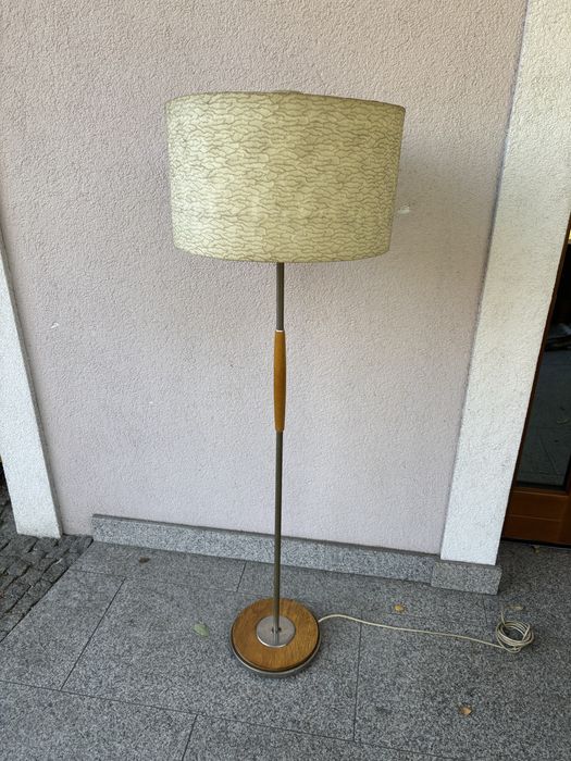 Lampa Podłogowa GDR Mid-Century Modern Lata 60te XXw Vintage Design.