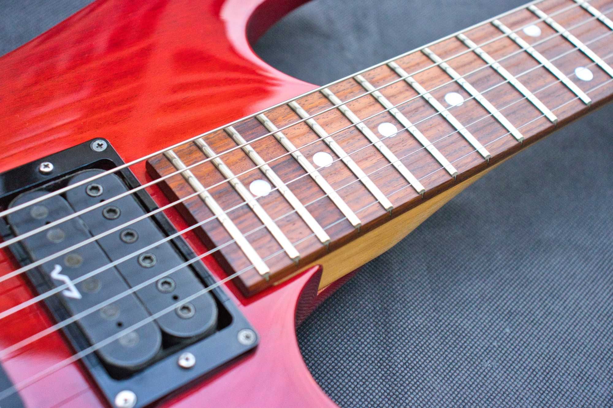 Ibanez S470 Made in Japan 1996 Transparent Red