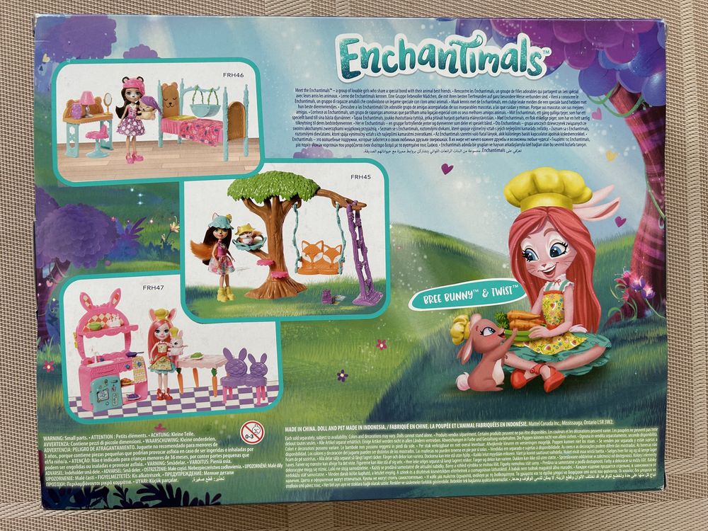 Enchantimals Енчантімалс энчантималс набір зайка на кухне Завжди разом