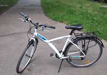 Rower btwin decathlon 28 cali biały