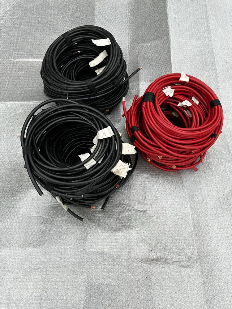 Przewód kabel linka 25mm 25mm2 Czarny i Czerwony Czysta miedz