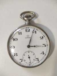 Relógio Omega prata bolso