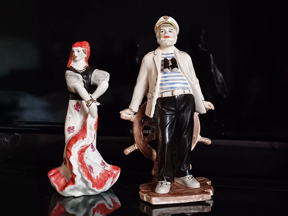 Фарфорові статуетки ( 15 серія ) Циганка/ Капітан/Моряк