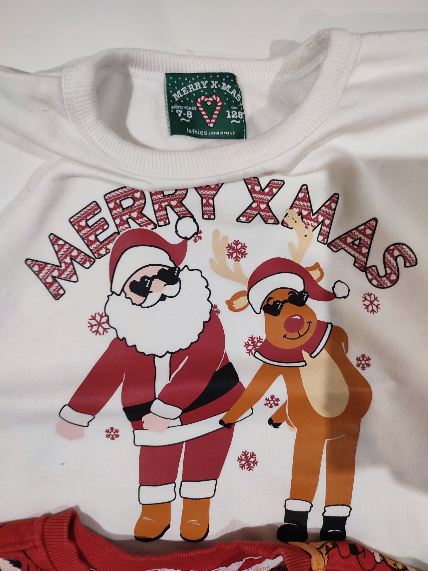 Blusas Sweat shirt Natal criança - 7/8 anos