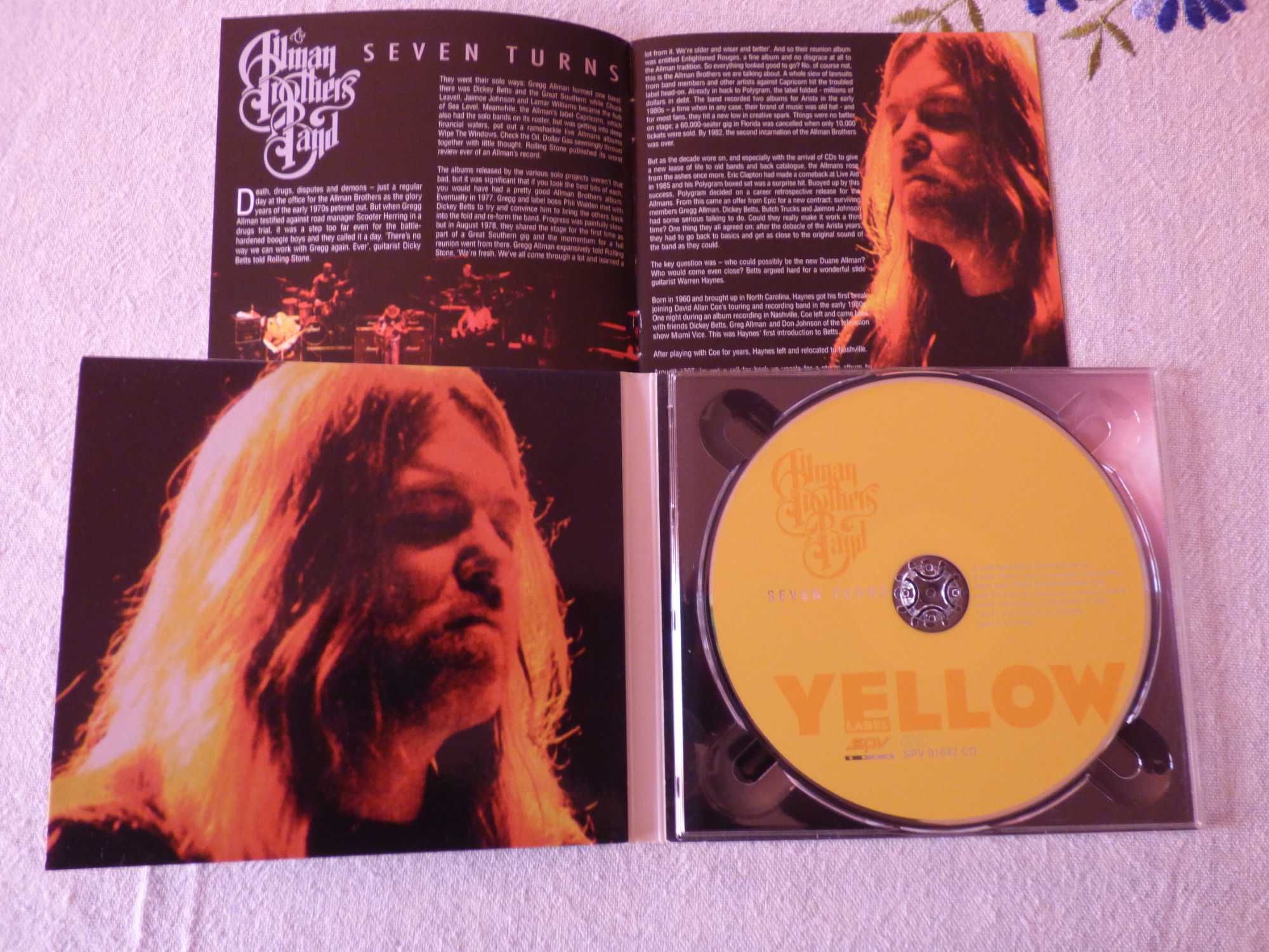 CD Allman Brothers Band - Seven Turns (1990)