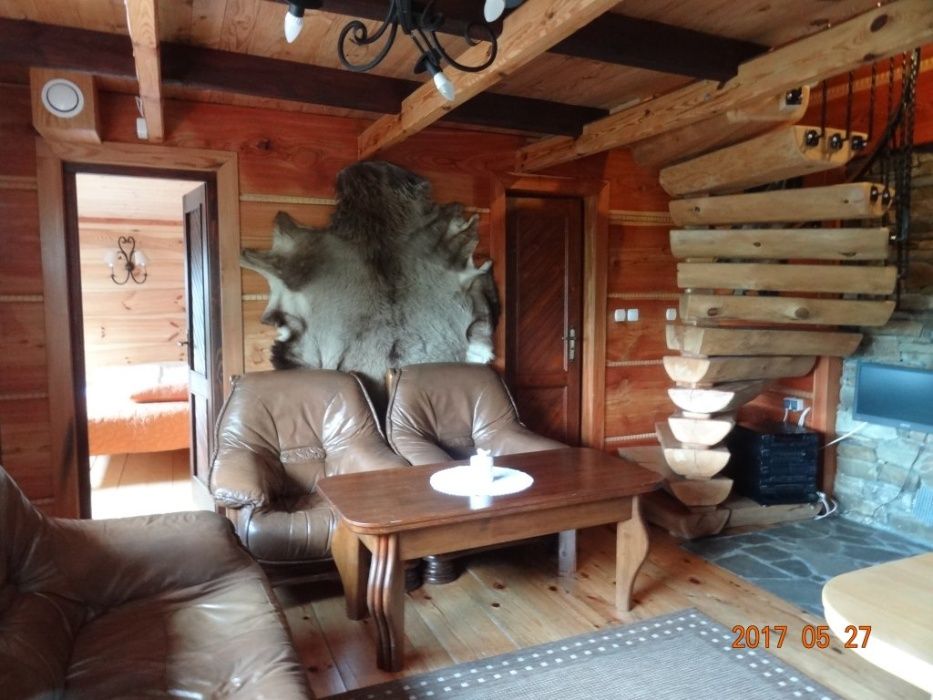 Domek Krynica Zdrój. Nocleg w górach. Kominek, balia.
