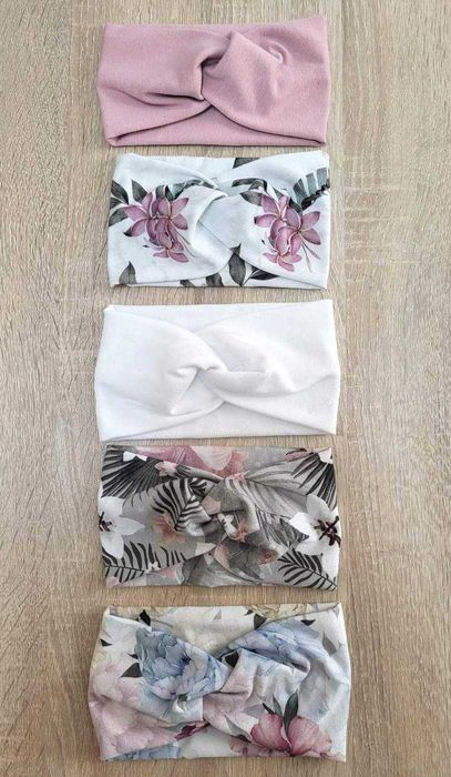 Sprzedam opaskę bawełnianą  dla dziewczynki obw. gł. 38-43 cm