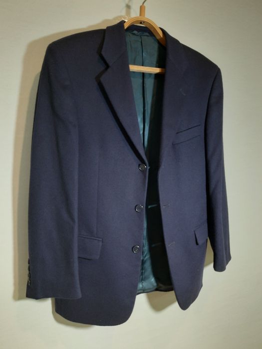 Кашеміровий піджак Hugo  насичений синій колір М