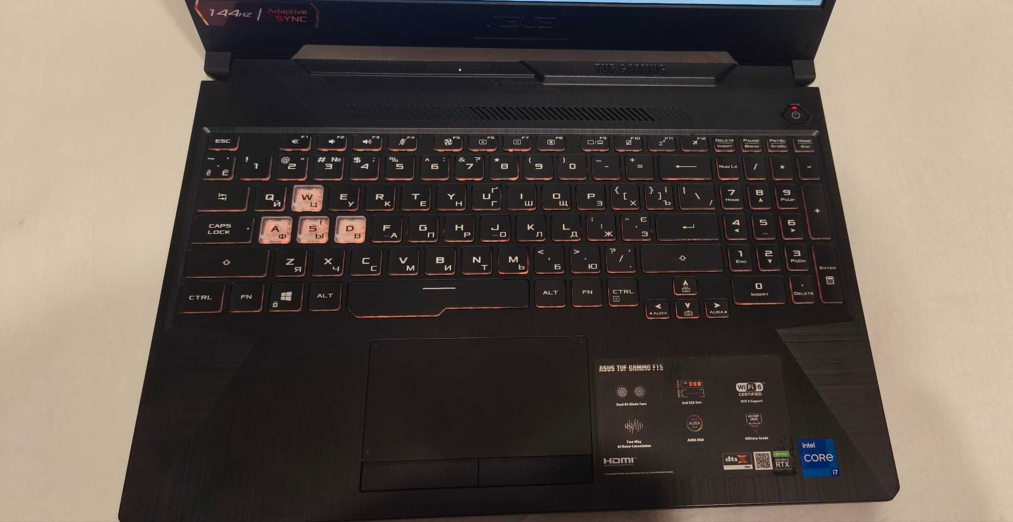 Ноутбук ASUS TUF Gaming F15 FX506HC-HN007