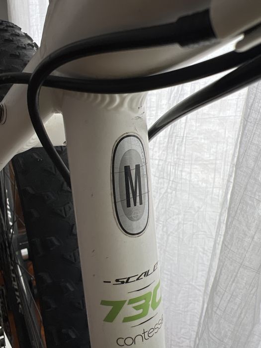 Bicicleta Scott + rolo de treino