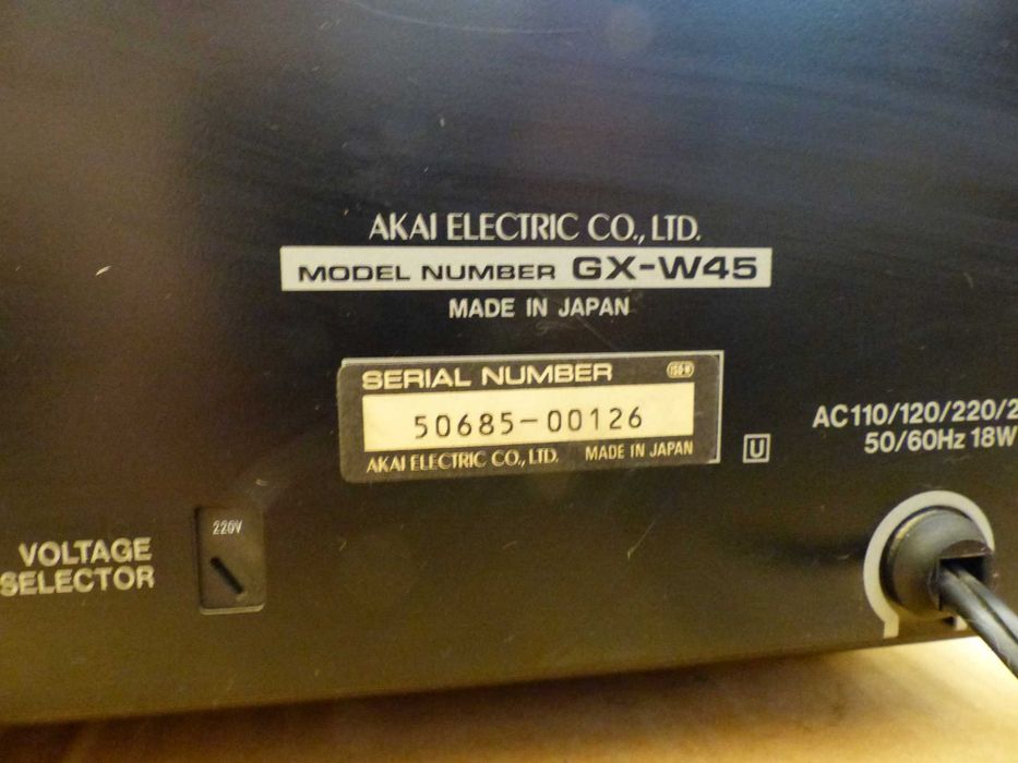 магнитофон Akai GX-W45