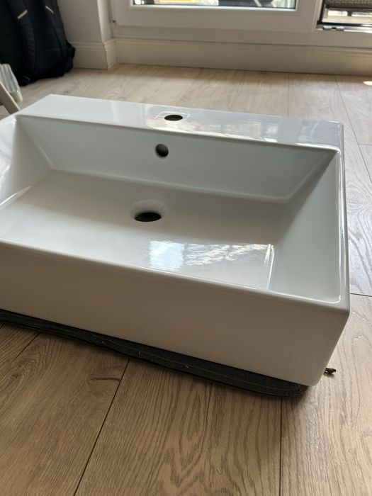 Umywalka nablatowa duża, biala umywalka Catalano 60x47, premium