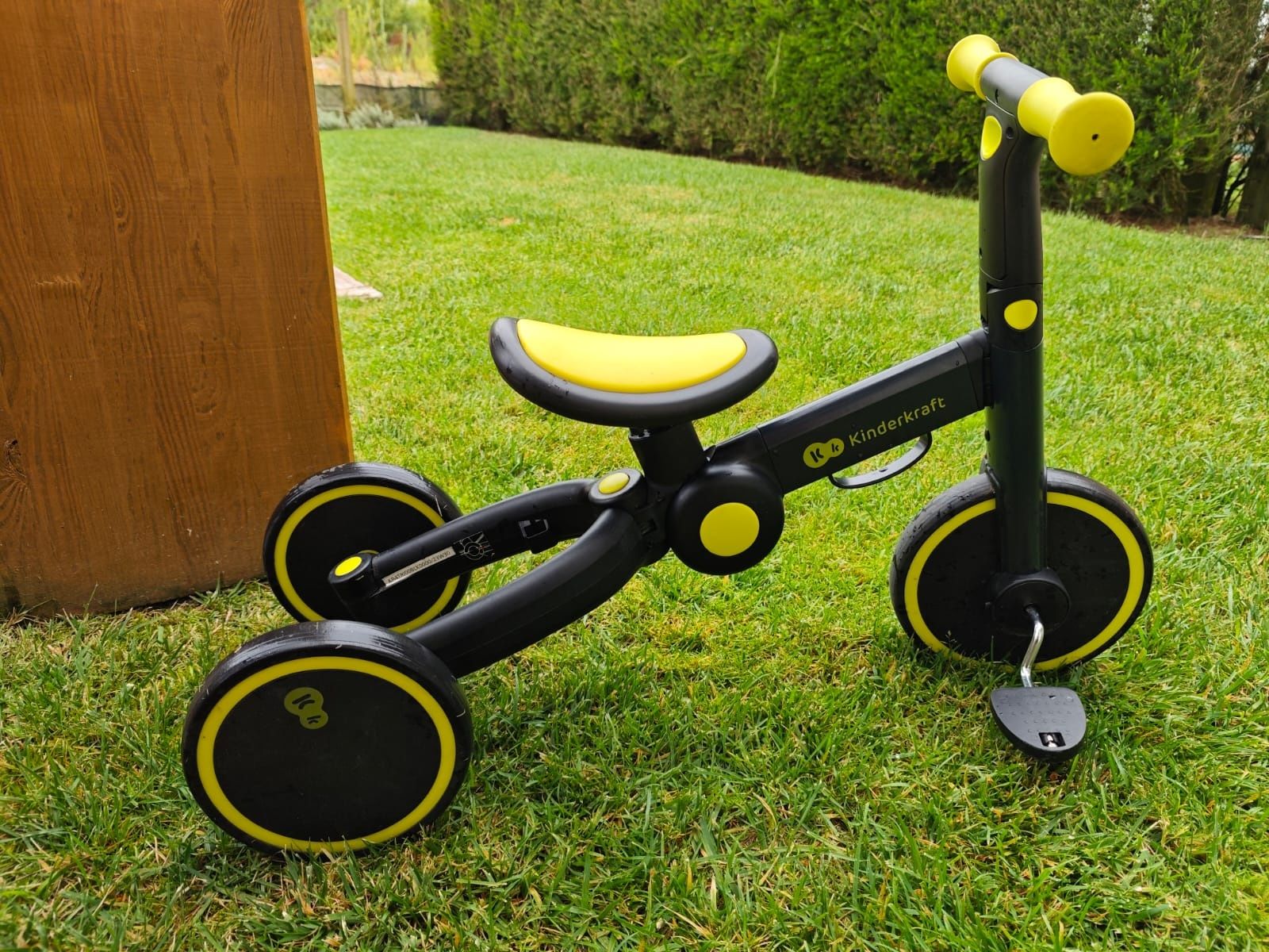 Kinderkraft Triciclo 3 em 1, minibicicleta, bicicleta sem pedais