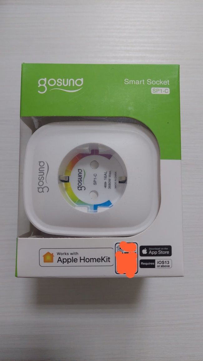 Gosund Smart Plug SP1-C (працює з Apple HomeKit)