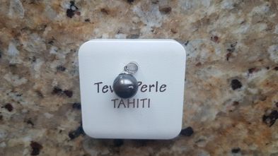 Perła czarna z Tahiti zawieszka złoto
