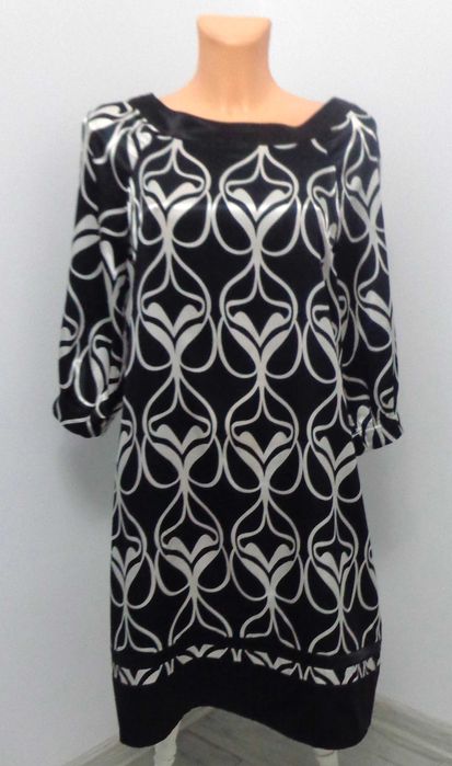 H&M czarno biała elegancka, śliczna sukienka roz.38