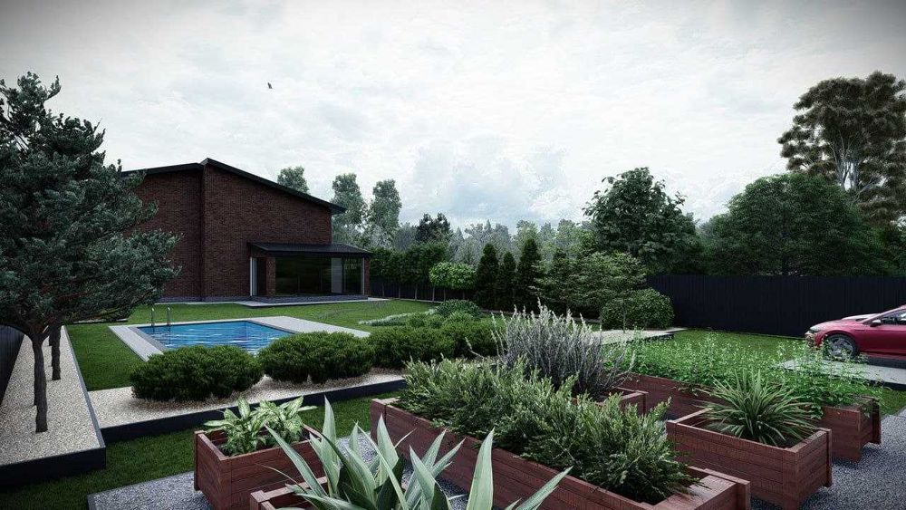 Эскизный проект. Схема намерений застройки.К началу строительства Киев