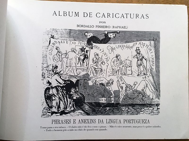 Album de caricaturas - Raphael Bordallo Pinheiro [RARIDADE]