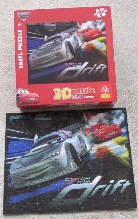 Puzzle Cars Disney - 3D firmy TREFL - 120 elementów.