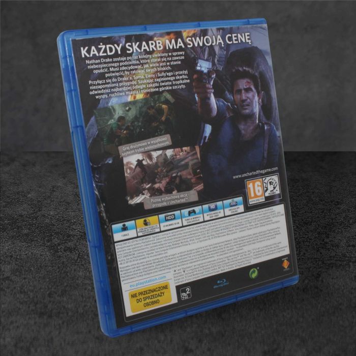 PL 5/5 Uncharted 4: Kres Złodzieja PS4 GameBAZA