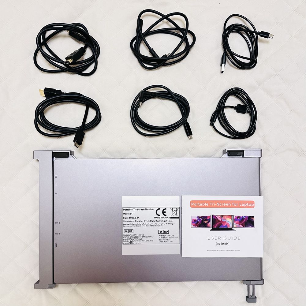 LAPTOP SCREEN EXTENDER 15.4IN HD 1080P - futerał w prezencie