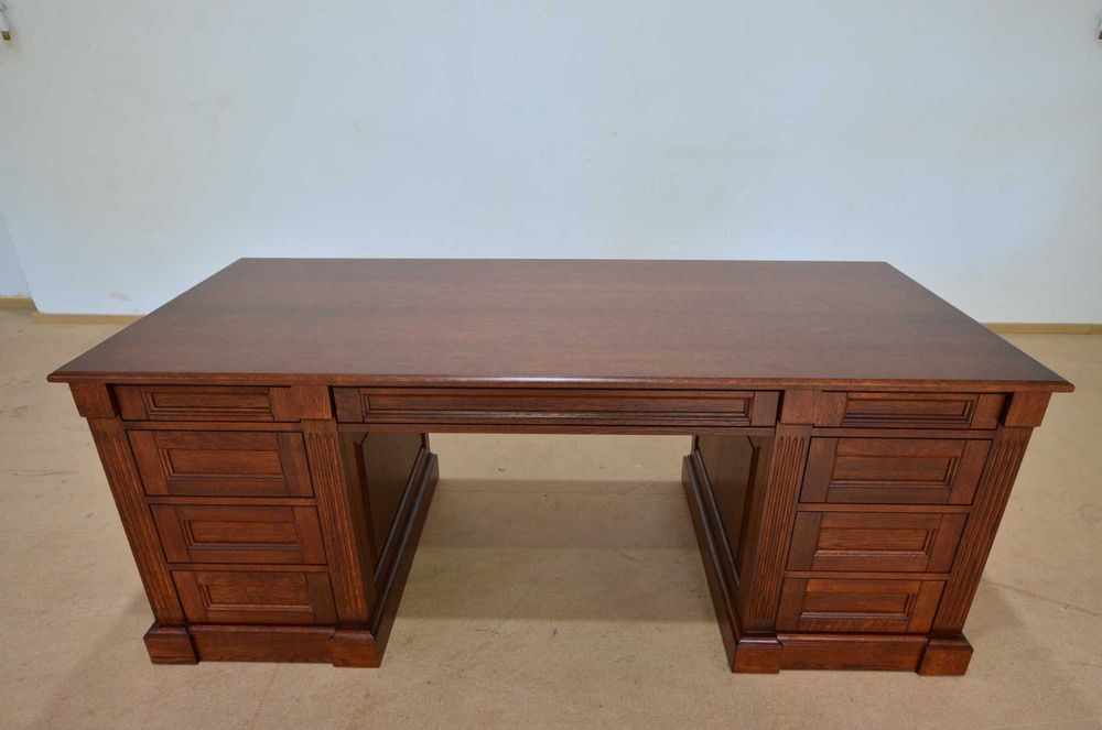 Biurko Amsterdam z blatem prostokątnym