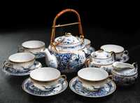 Serviço de chá japones em porcelana