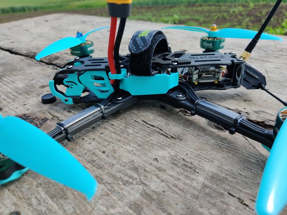 FPV Diatone Roma F7 6S RunCam Mamba Air Unit 120 FPS TBS дрон 7 дюймів