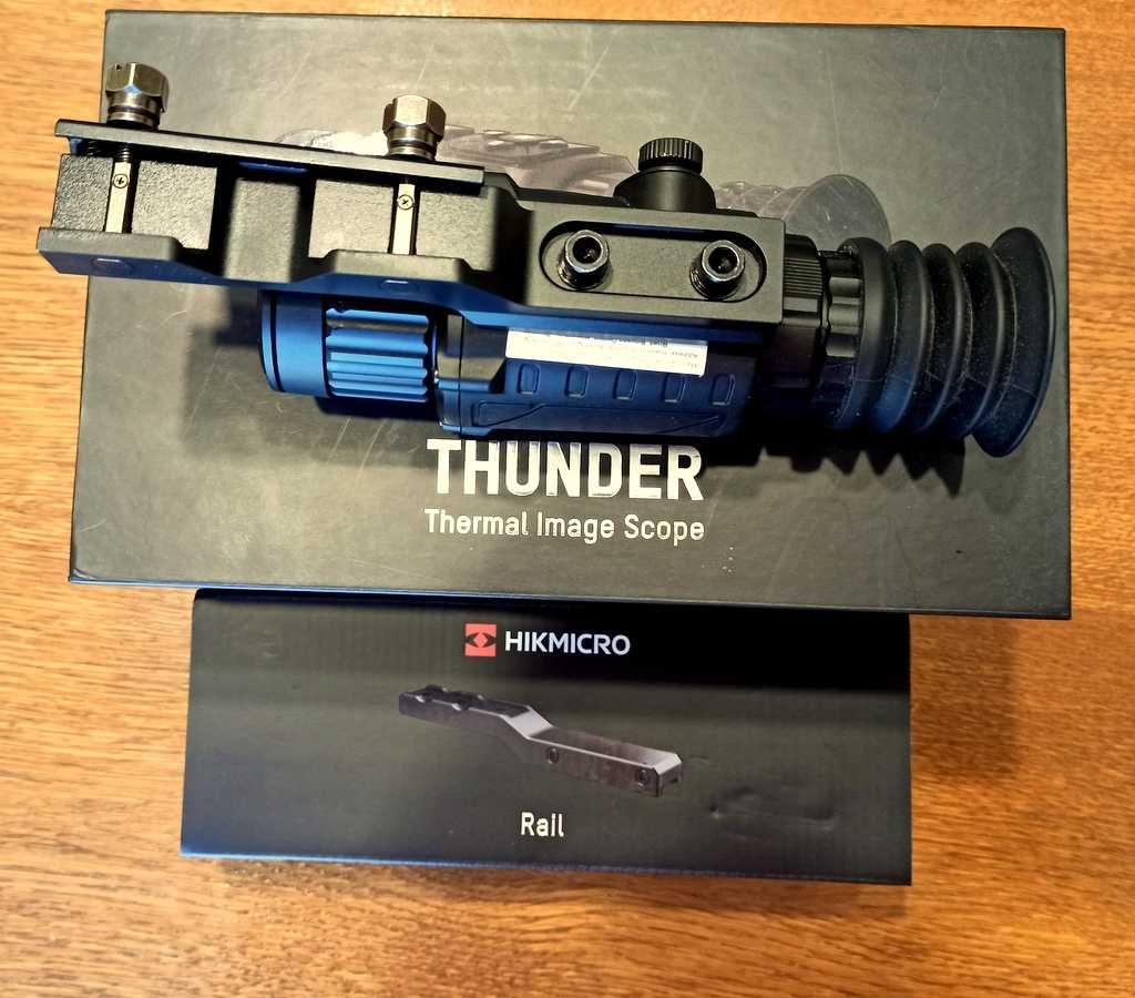 Celownik termowizyjny Hikmicro Thunder Pro TE25 1800 m + montaż czarny