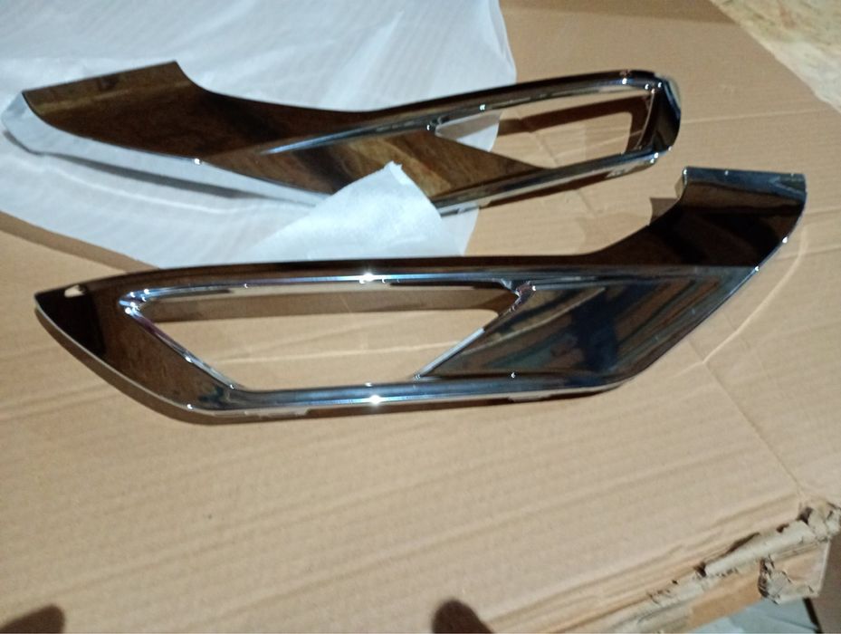 Хром накладка бампера OUTLANDER 2021 2022 2023 птф