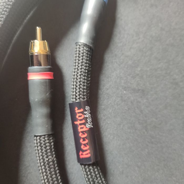 Interkonekt RCA Receptor Audio Kabel Hi-End Przewód Japoński 1m