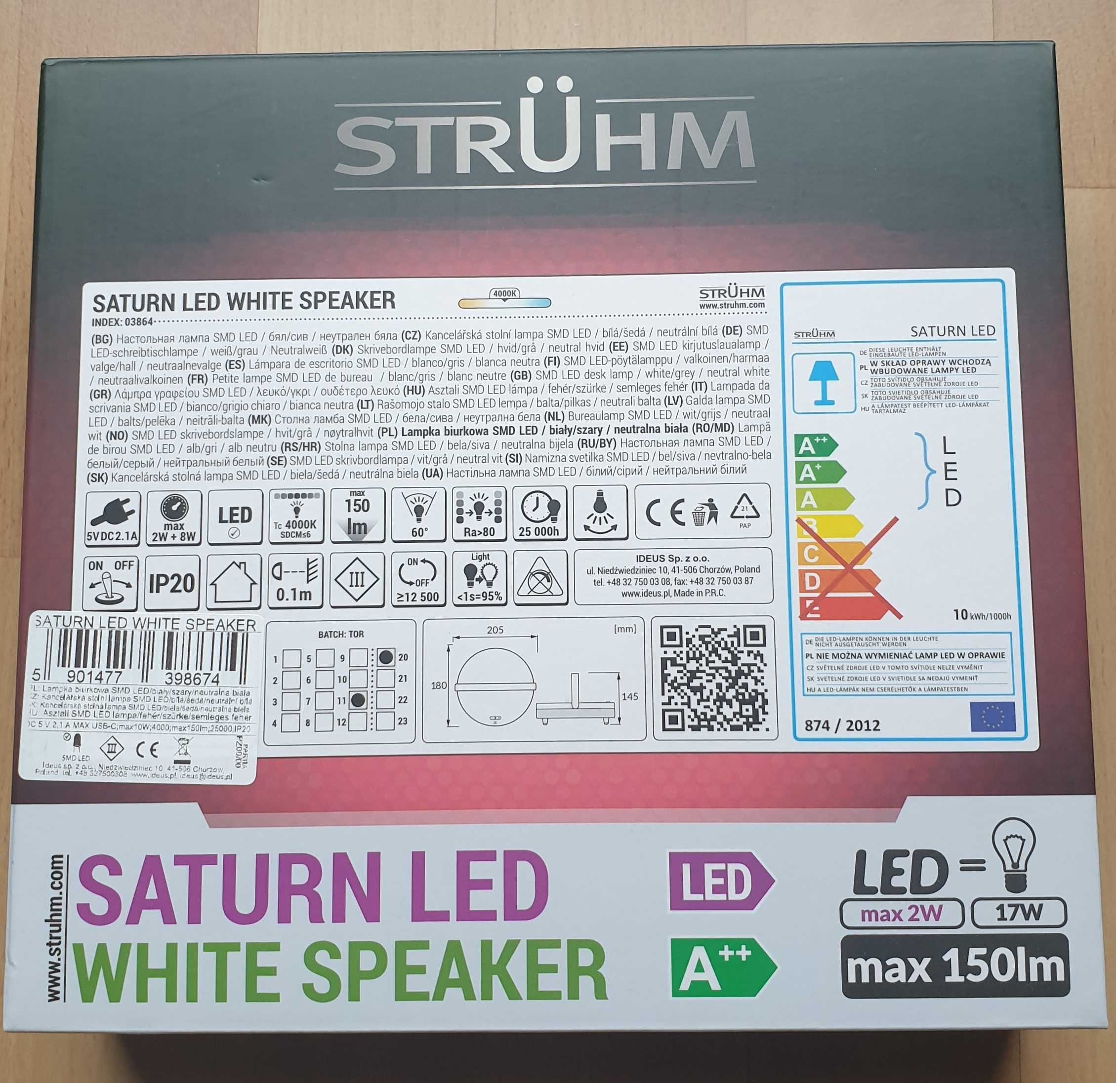 Lampa LED Struhm Saturn