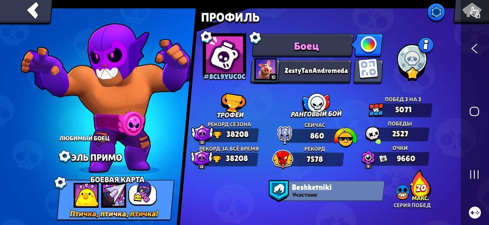 2 Аккаунта бравл старс