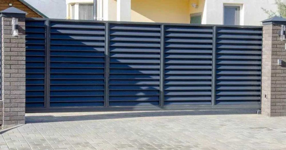 Забор Жалюзи, огорожа, паркан, ворота, блоки - монтаж, доставка