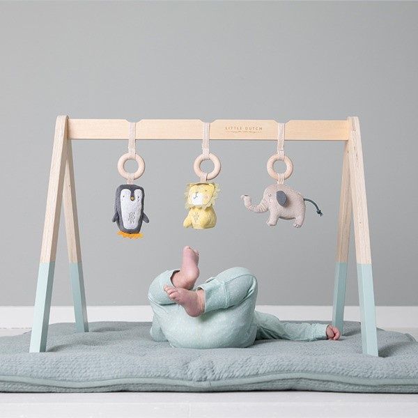 Little dutch miętowy pałąk sensoryczny baby gym