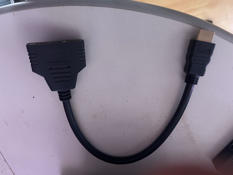 Divisor adaptador sinal HDMI duplo