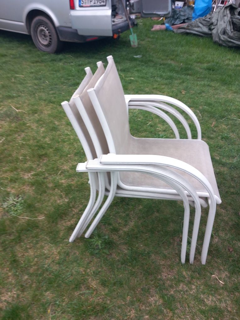Stół + krzesła ogrodowe