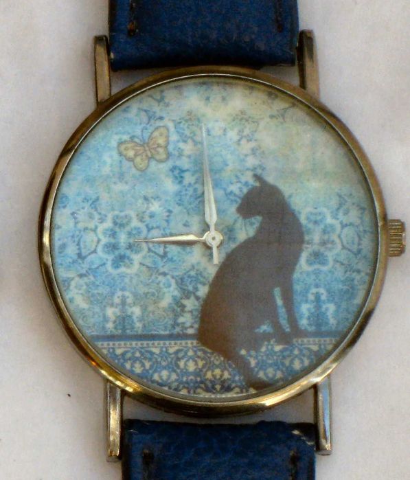 Relógio Com Imagem De Gatos