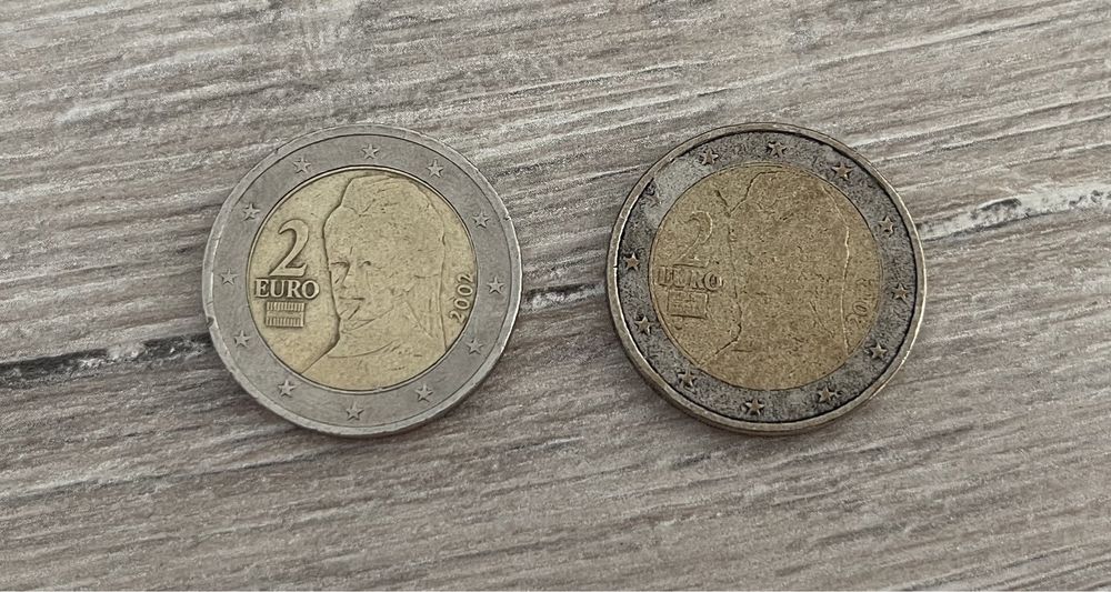 Moeda raríssima 2 euros Austria