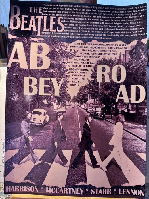 Плакати The Beatles Бітлз на А4