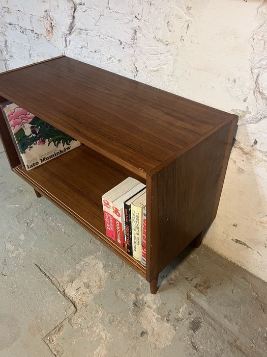 Biblioteczka szafka na winyle stolik tv prl vintage retro