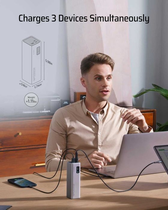 CUKTECH 15 SE Power Bank - 85W, 20 000 mAh - Швидка зарядка