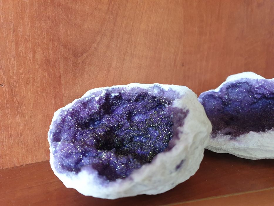 Kamień kryształ górski ametyst